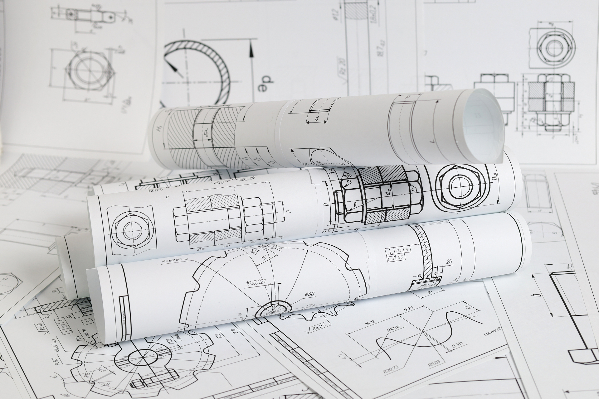 Izometrikus blueprint rajz: szerkezeti csomópont